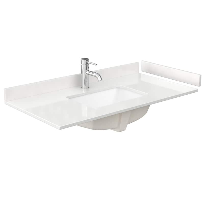 Wyndham Collection WCH717142S-QTZ-UNSMXX Elan 42" Free Standing Single