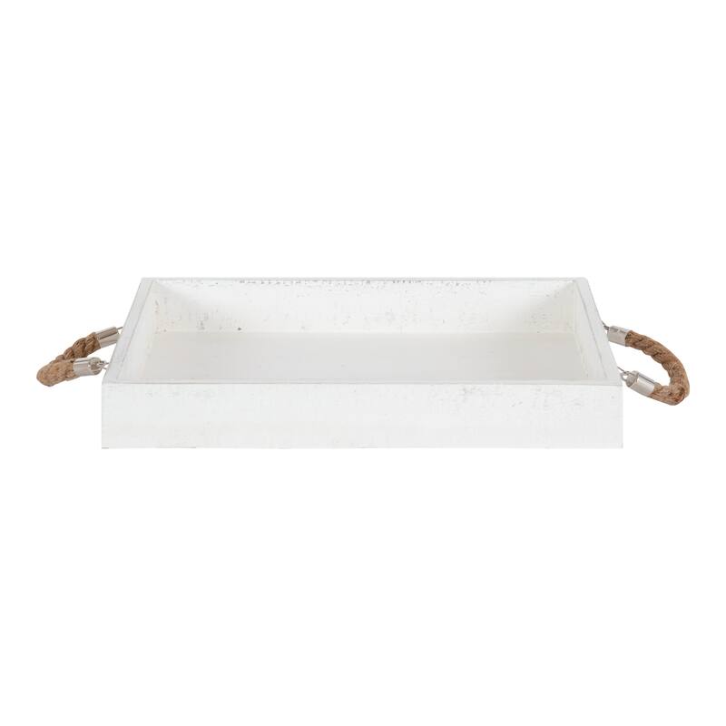 Kate and Laurel Bayville Wooden Decorative Tray