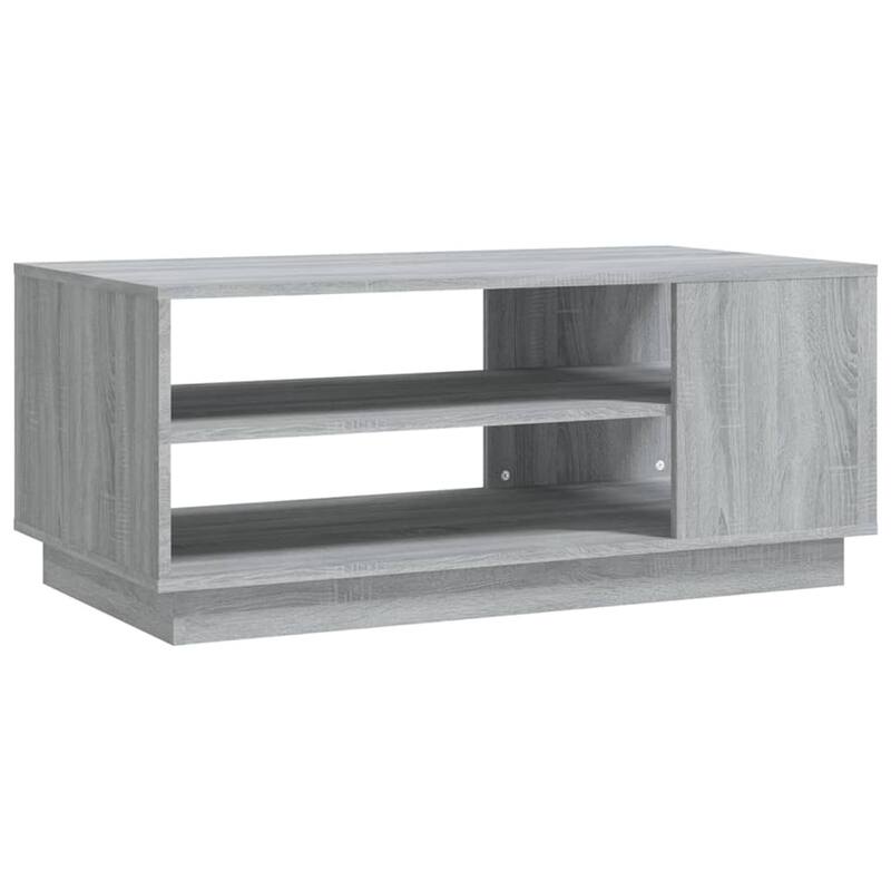 vidaXL Coffee Table Accent End Side Sofa Table for Living Room Engineered Wood - 40.2" x 21.7" x 16.9"