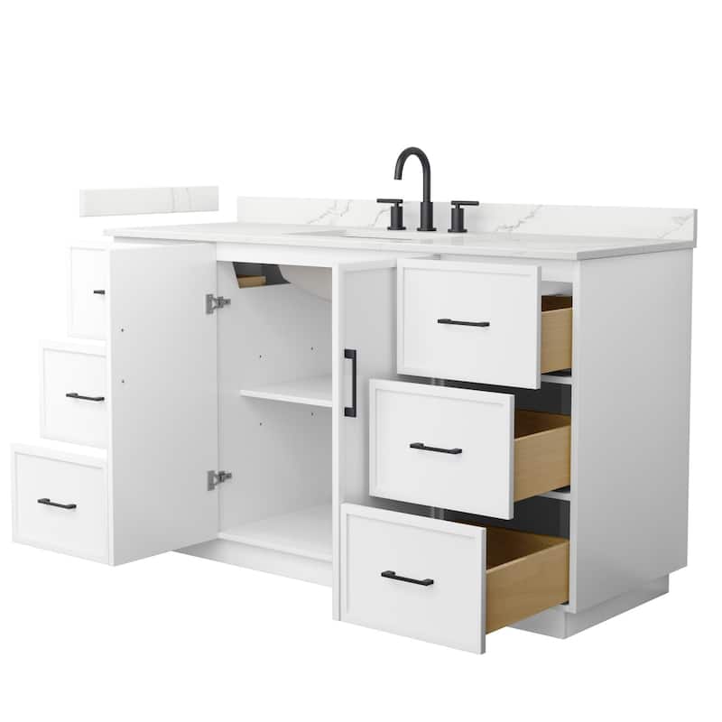 Wyndham Collection WCH7474-60S-QTZ-US3MXX Elan TK 60" Free Standing