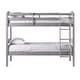 preview thumbnail 14 of 92, Walker Edison Solid Wood Convertible Twin-over-Twin Bunk Bed