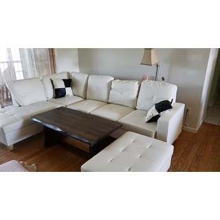 3-Piece Sectional Sofa Set,Left Facing Off-White(092A) - Overstock 
