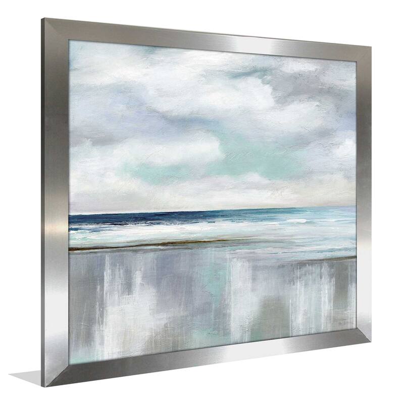 "Cyan Sunrise (Square)" by Nan Print on Acrylic