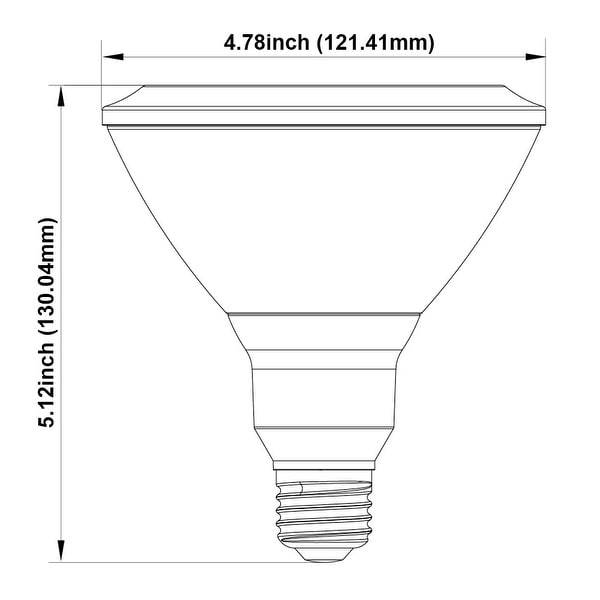 Par38 dimensions hotsell