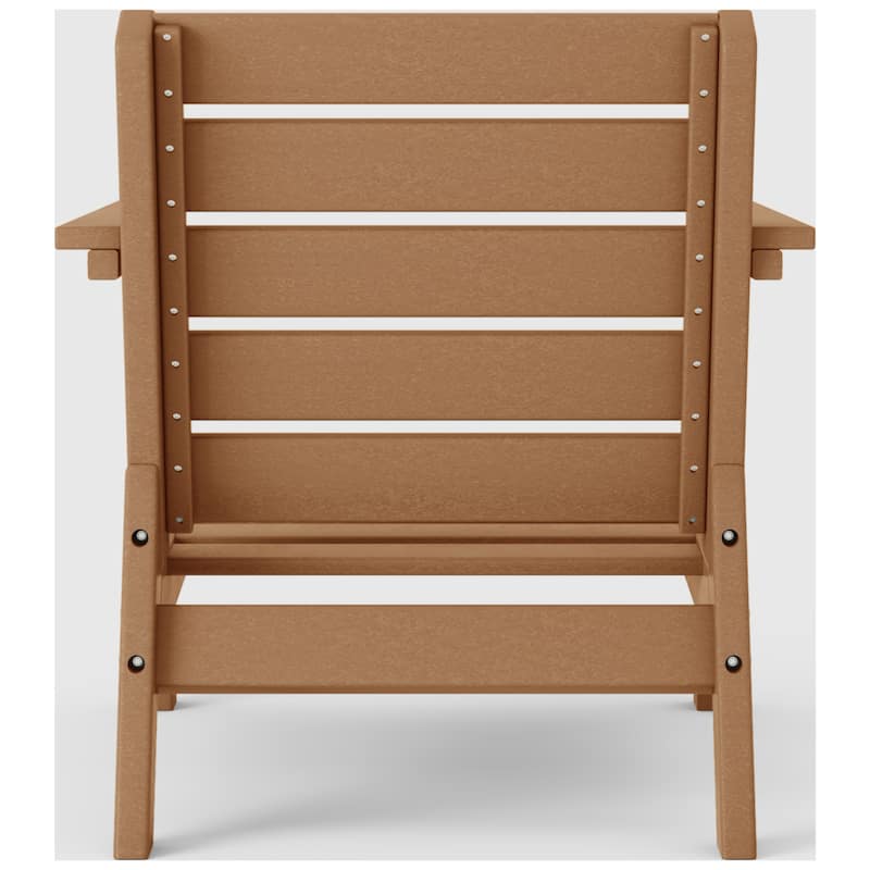 Birchwood All Weather HDPE Outdoor Patio Deep Seating Arm Chair (Set of 2)