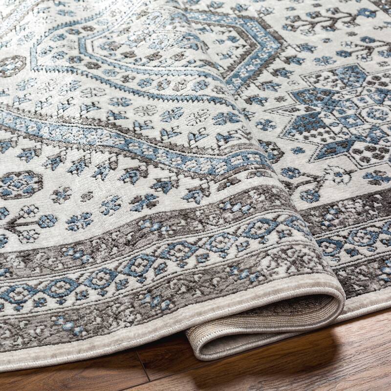 Livabliss Marvel Traditional Medallion Area Rug