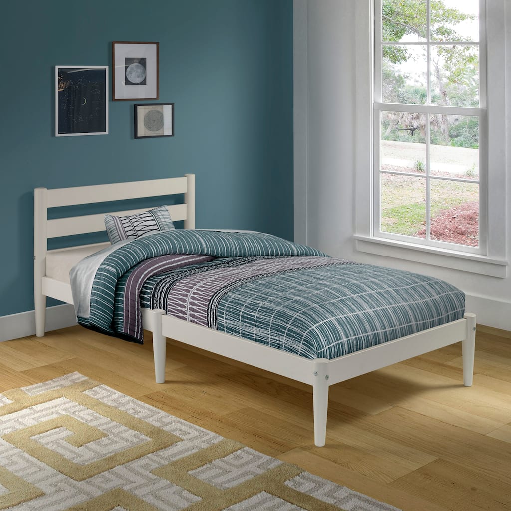 Mid-Century Twin Size Platform Bed