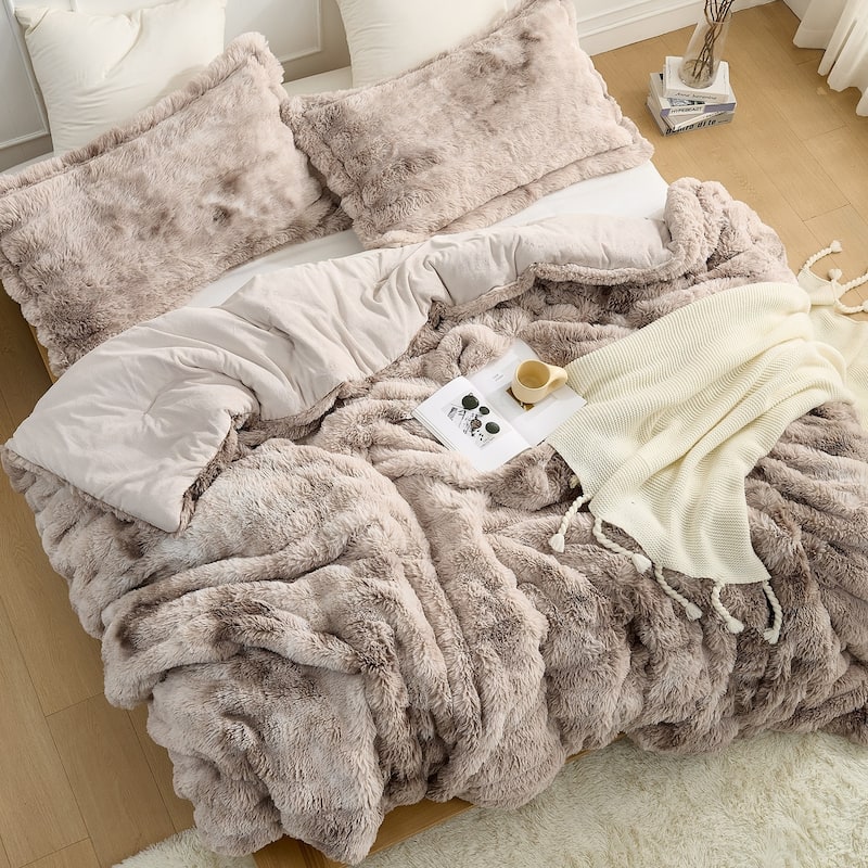 Snowball® Chunky Bunny - Coma Inducer® Oversized Comforter Set - Taupe Desert