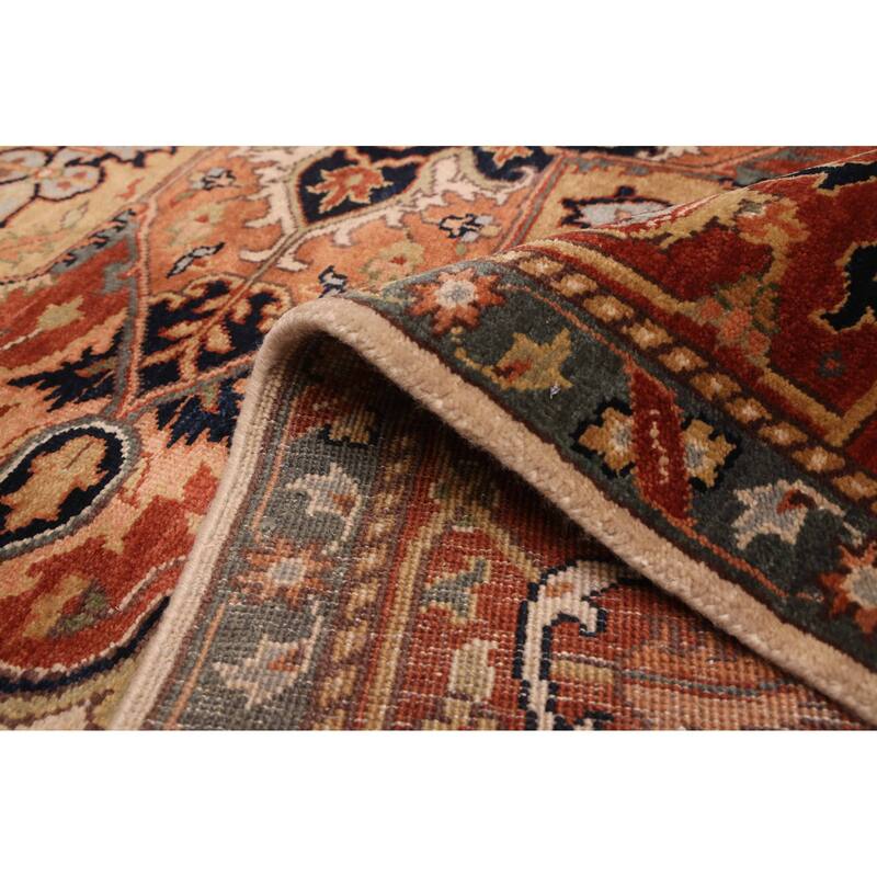 ECARPETGALLERY Hand-knotted Jules Sultane Ivory Wool Rug - 7'8 x 9'11