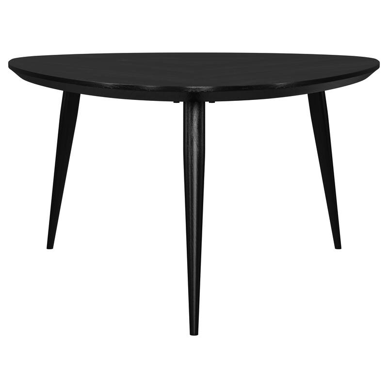Xander Black 2-piece Triangular Coffee and End Table Set