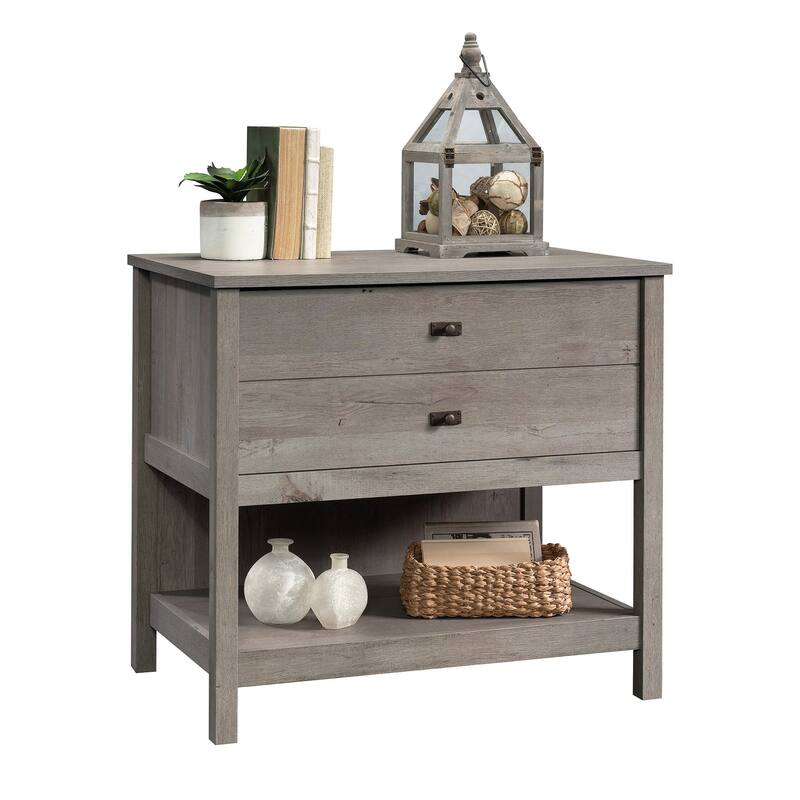 Lateral File, File Cabinet , Office Storage Cabinet Brown finish