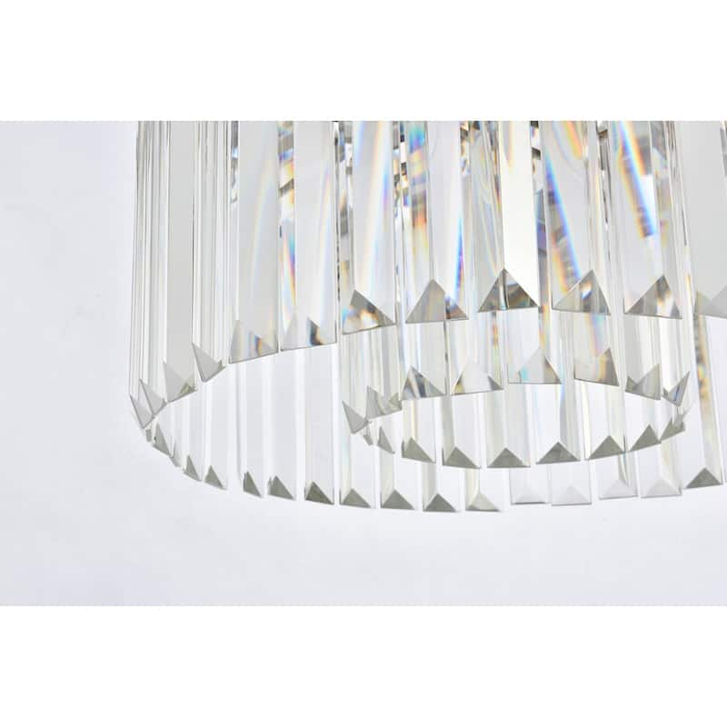 Royce Edge 6-Light Polished Nickel Pendant