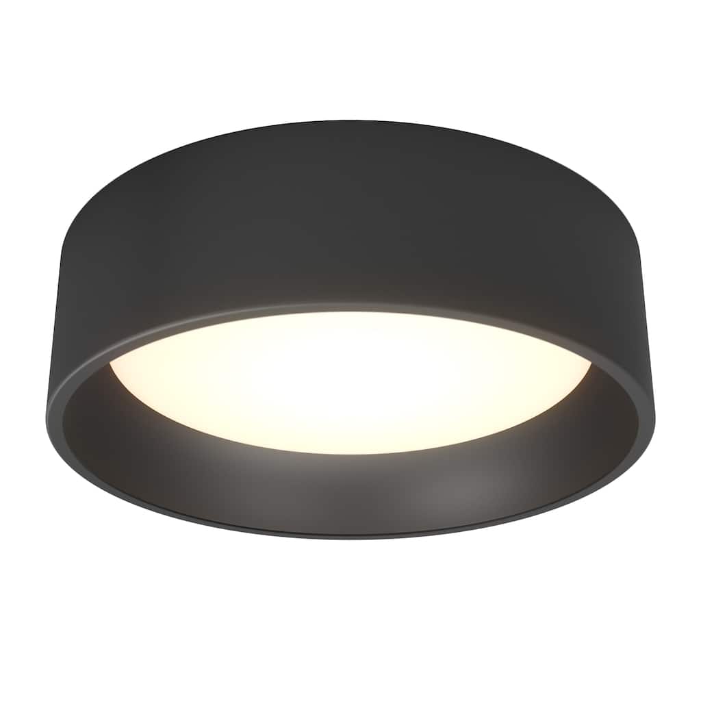 Artika Alton LED Integrated Flushmount 3CCT, Black