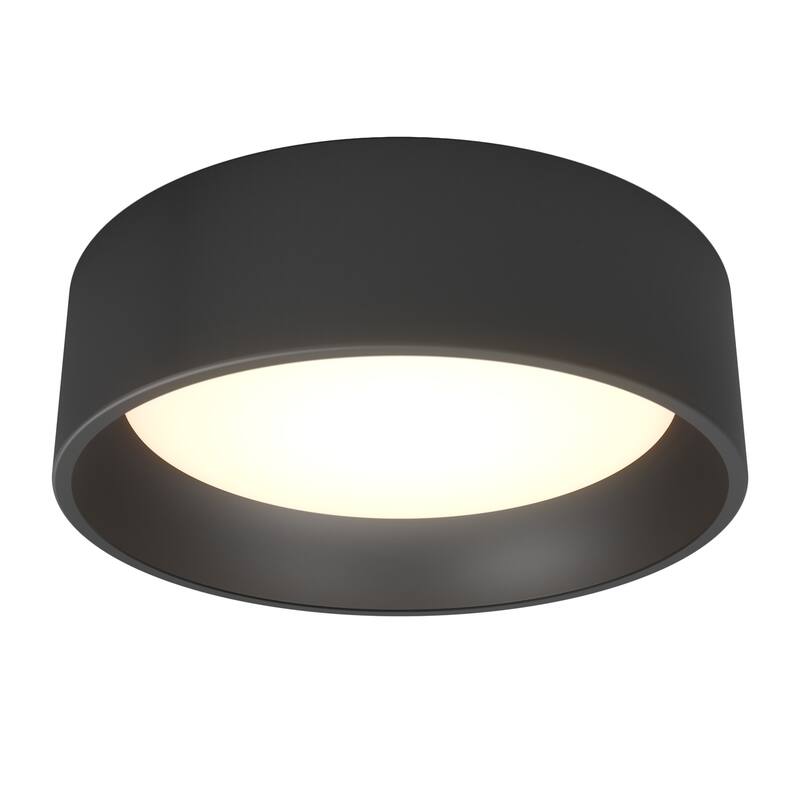 Artika Alton LED Integrated Flushmount 3CCT, Black