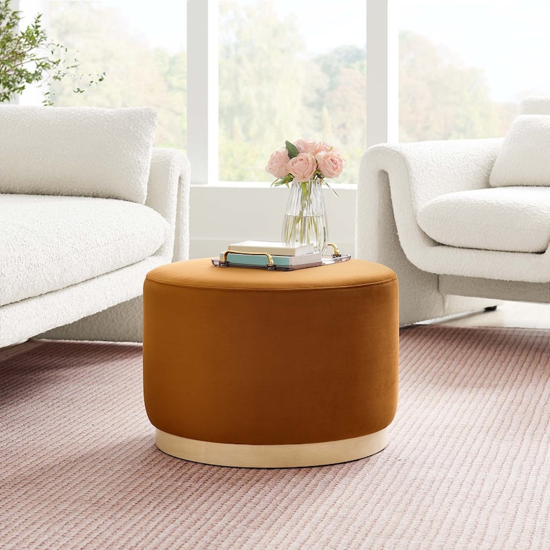 Tilden 16"/23"/29"/38" Performance Velvet Upholstered Ottoman
