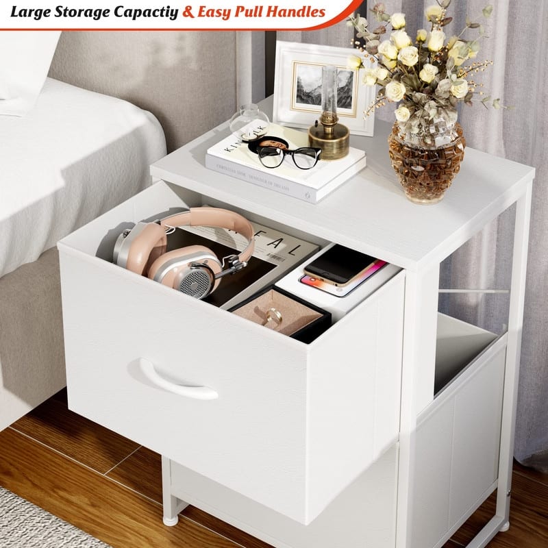 Modern Small Dresser for Bedroom with 2 Drawers