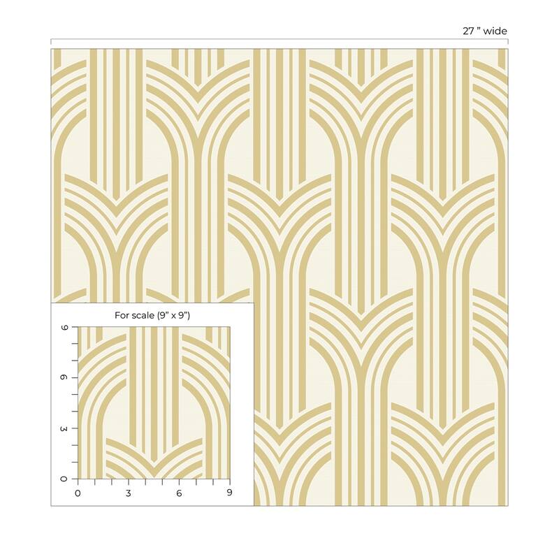 Seabrook Designs Broadway Arches Nonwoven Unpasted Wallpaper
