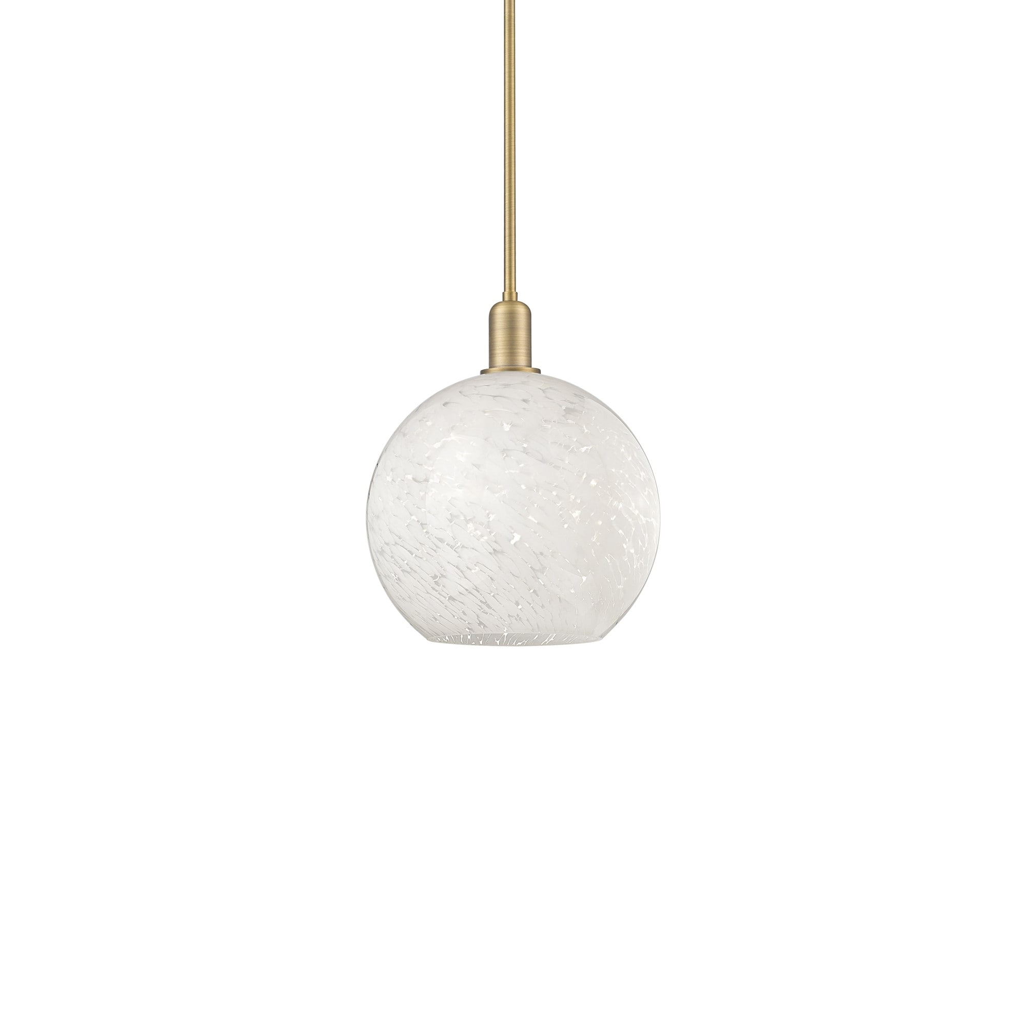 Innovations Lighting 716-1S-15-12 White Mouchette Pendant White