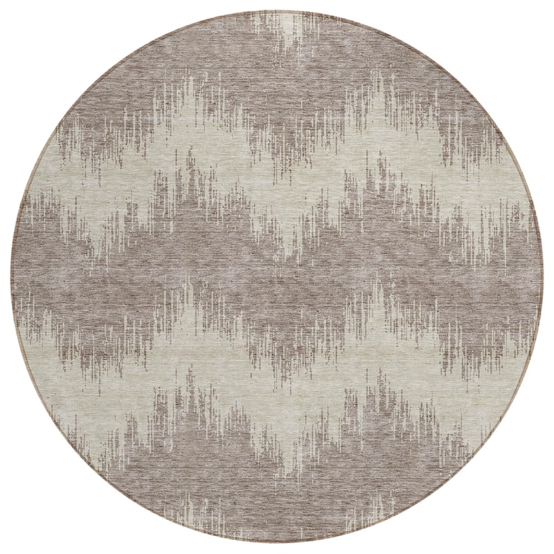 Machine Washable Indoor/ Outdoor Chantille Chevron Modern Rug