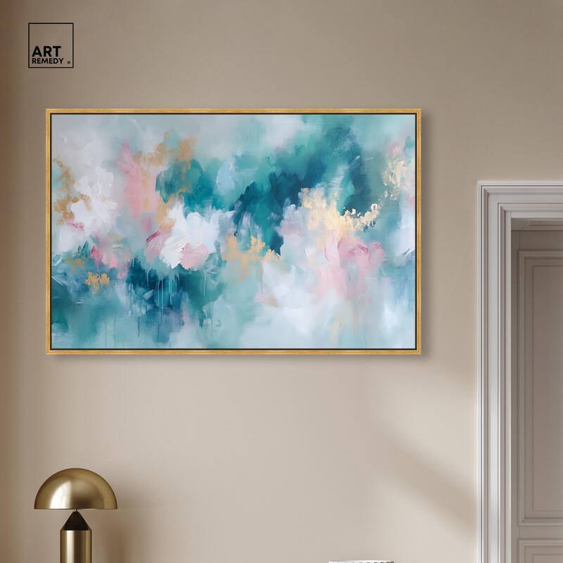 Emerald Sky Canvas by Art Remedy