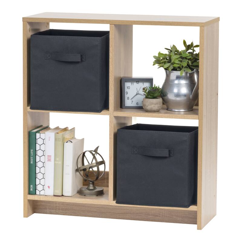 IRIS USA® 4-Cube Heavy Duty Organizer, Light Brown