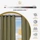 preview thumbnail 47 of 191, Classic Modern Solid Blackout Curtain Set by Miranda Haus