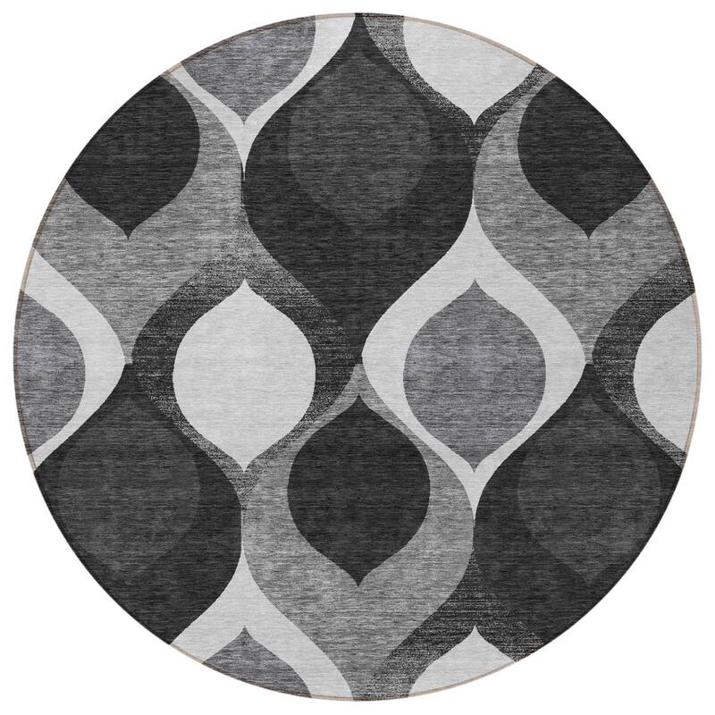HomeRoots Ogee Transitional Rectangle Outdoor Rug