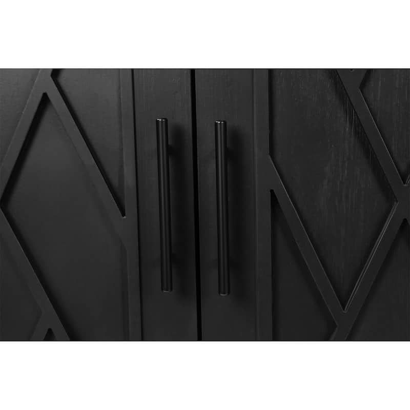 4 Door Wooden Sideboard for Living room Dining room Hallway entryway