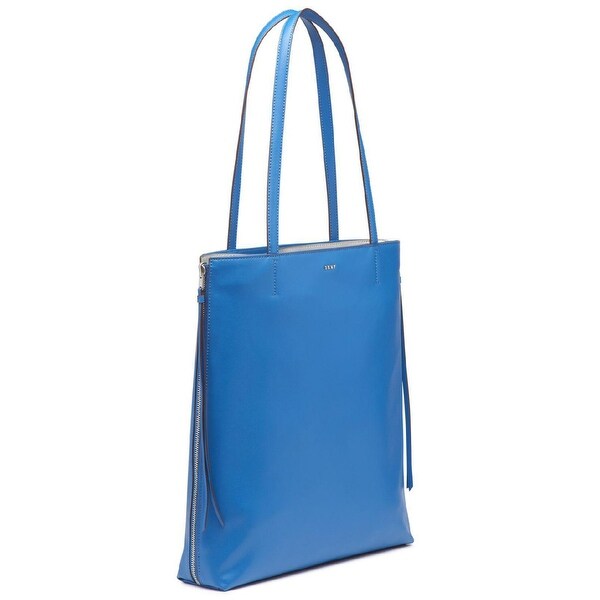 blue and silver bag