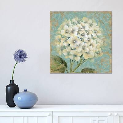 iCanvas "Hydrangea Square I" by Wild Apple Portfolio Canvas Print