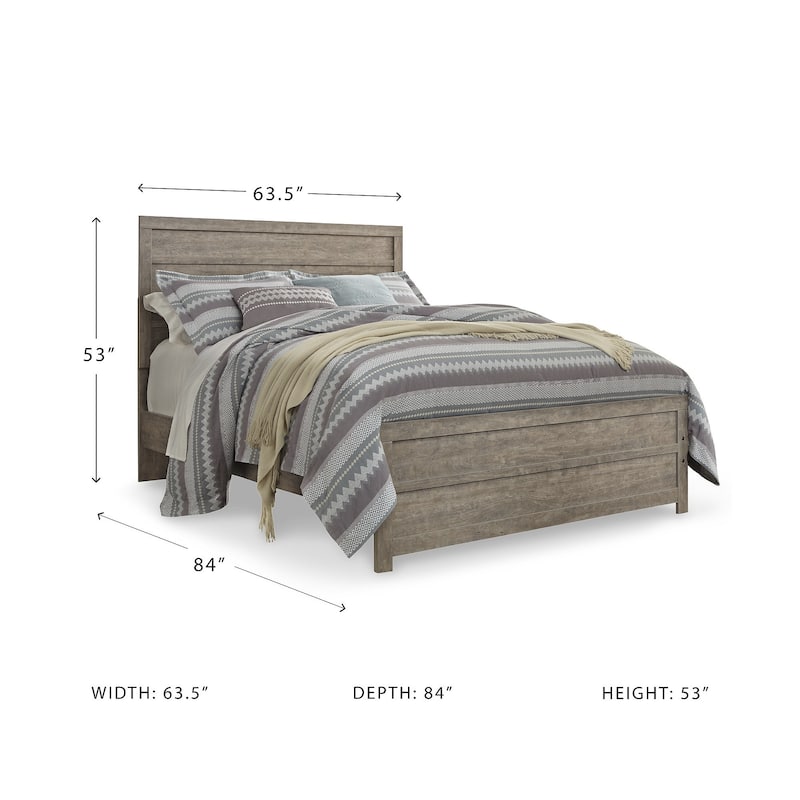 Signature Design by Ashley Culverbach Gray Panel Bed
