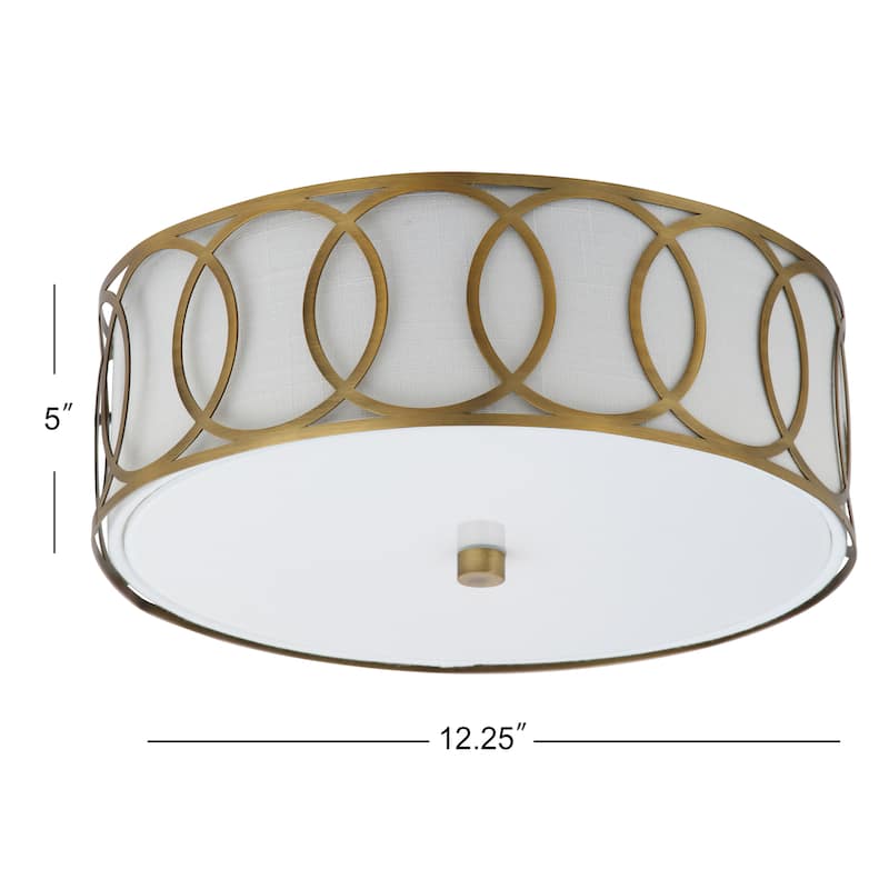 Elizabeth Metal LED Flush Mount, by JONATHAN Y