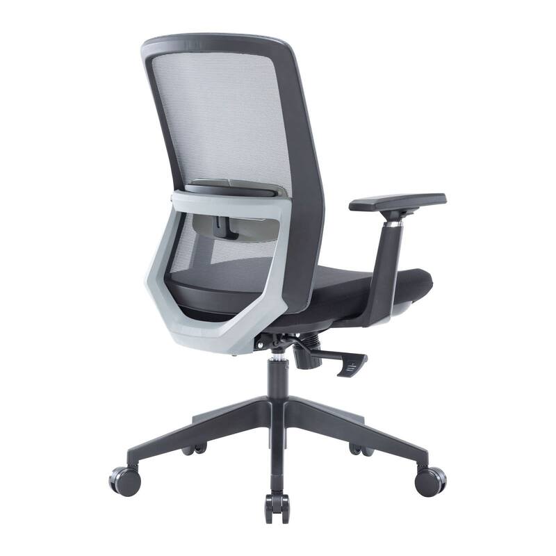 Ingram Contemporary Ergonomic Mesh Office Chair - Adjustable Height & Armrests, Mid-Back Swivel Desk Chair for Home Office