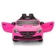 preview thumbnail 1 of 10, Mercedes-Benz SLC300 12V Battery-Powered Ride-On Toy Car for Kids Ages 3-6 with LED Lights, Music Player, and Safety Features Pink