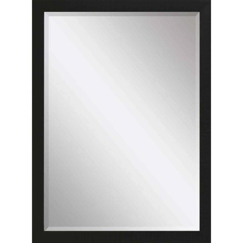 HomeRoots 39" Black Framed Accent Mirror - 27.00 in. x 39.00 in. x 2.00 in.