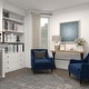 preview thumbnail 5 of 15, Blue Metal Scroll Home Wall Decor with Embossed Details
