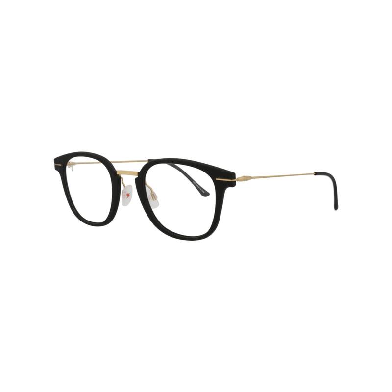 Maui Jim Round-Frame Nylon Optical Frames - Black Gold Transparent - N/A