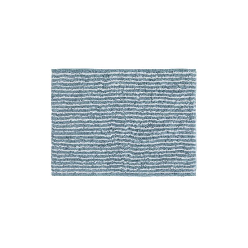 Becky Cameron 100% Cotton Pinstripe Patterned Bath Mat