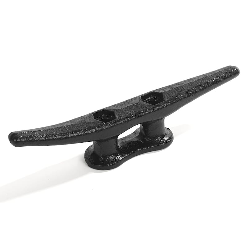 Galvanized Boat Cleats Hangers - Black - 4 Pack