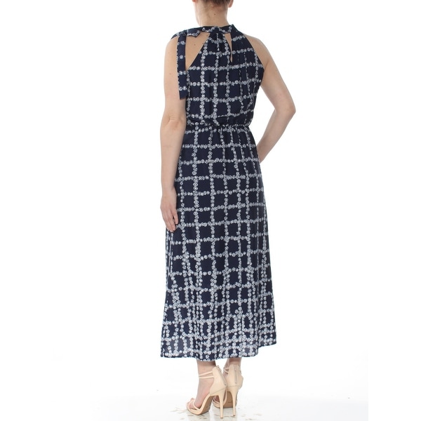 womens navy maxi dress