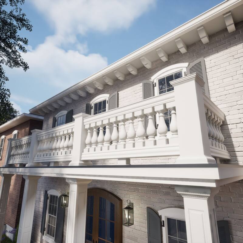 Fiberthane 700 Series Legacy Baluster, Factory Primed