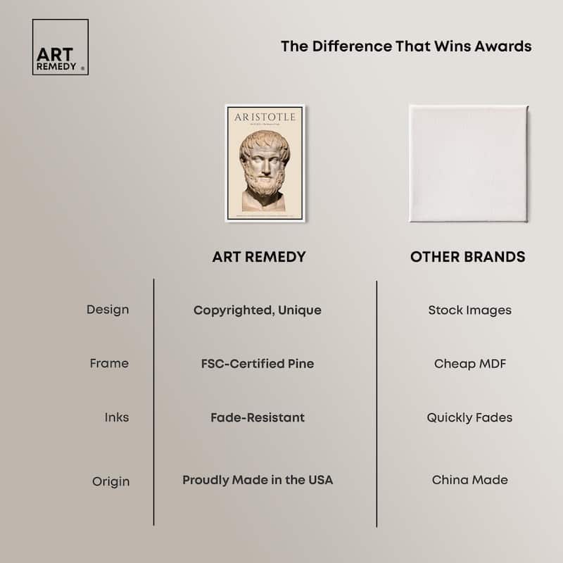 Greek Thinker Canvas by Art Remedy