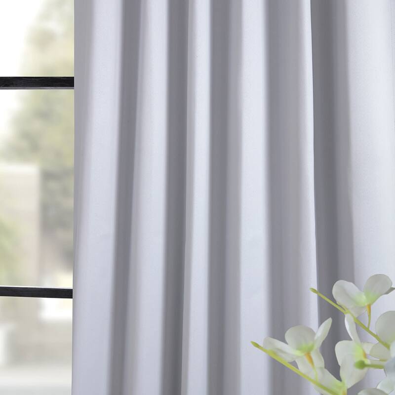 Exclusive Fabrics Room Darkening 84-inch Curtain Panel Pair (2 Panels)