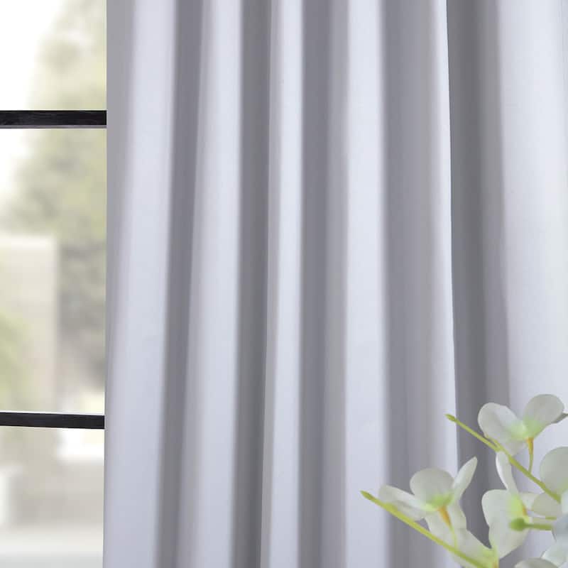 Exclusive Fabrics Room Darkening 120-inch Curtain Panel Pair (2 Panels)