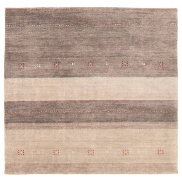 slide 1 of 9, ECARPETGALLERY Hand Loomed Kashkuli Gabbeh Grey Wool Rug - 3'11 x 3'9 Grey - 3'11 x 3'9