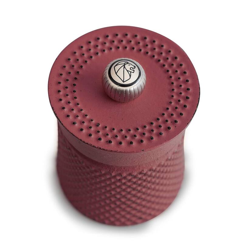 Peugeot Bali 3 Inch Cast Iron Pepper Mill, Red - 3 inch