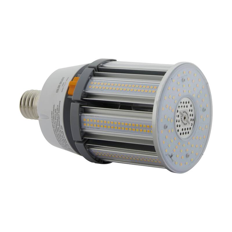 80 Watt LED HID Replacement CCT Selectable Mogul extended base 100-277 Volt - Clear