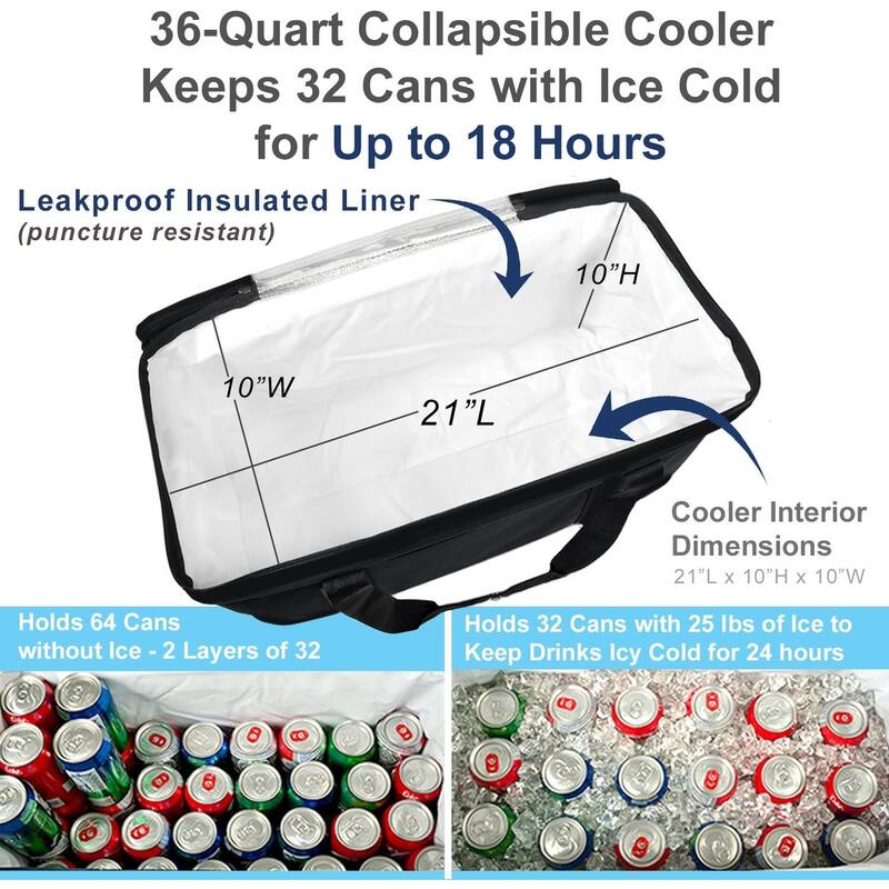 Nebraska University Cornhuskers Collapsible Cooler