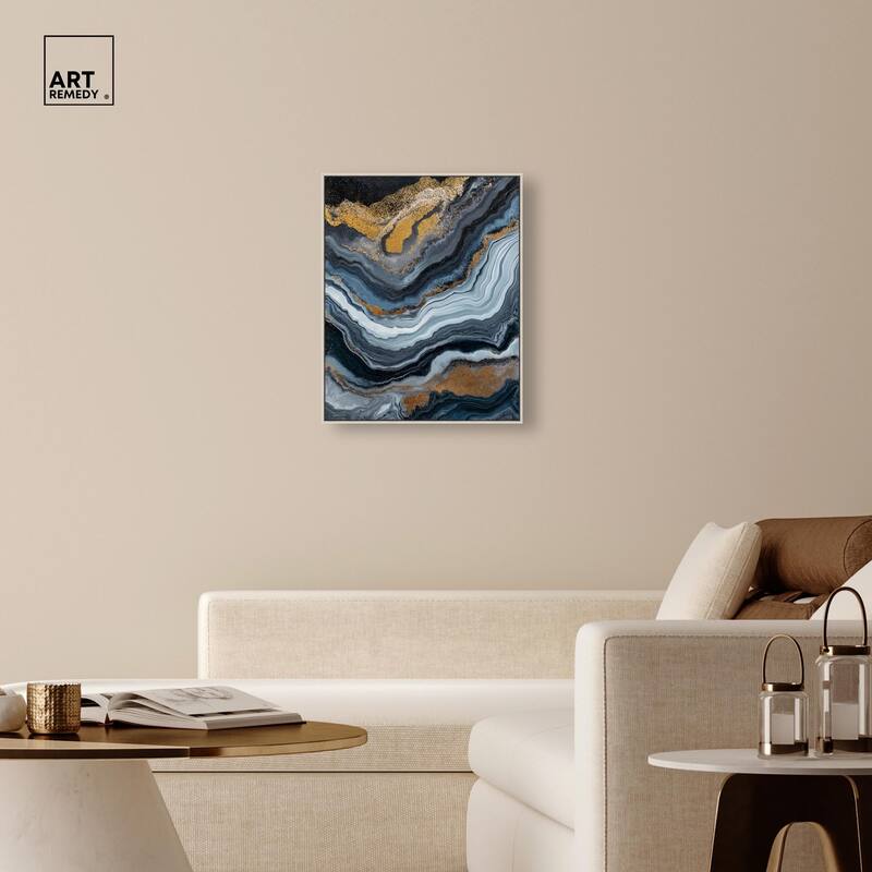 Acrylic Flow II Canvas by Art Remedy