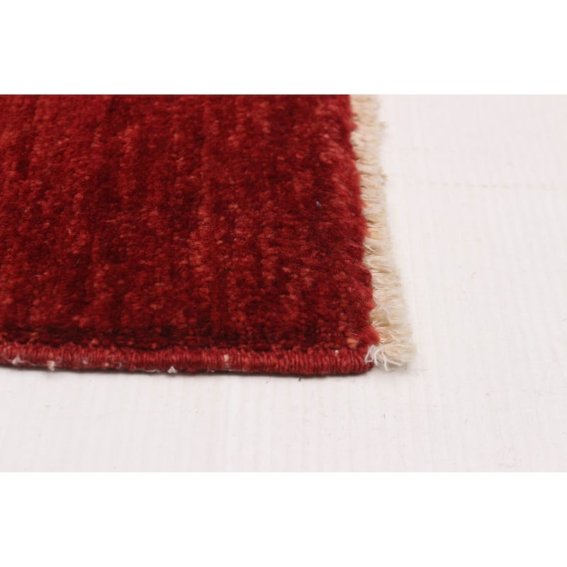 Pak Finest Gabbeh Red Rug 6'7" x 9'9" - 6'7 x 9'9